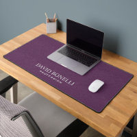 Purple Leather Masculine Personalised Elegant NAME