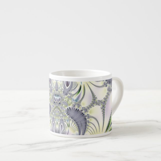 Purple Leaves Espresso Cup (Front Right)