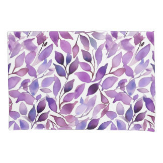 Purple Leaves Pillowcase
