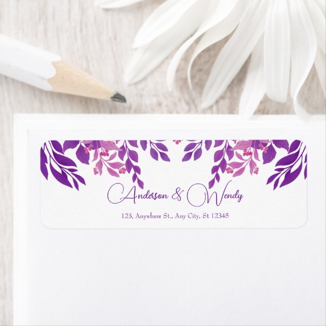 Purple Leaves Wedding Theme (Insitu)