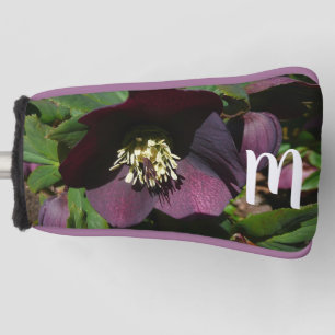 Purple Lenten Rose Easter Flower Golf Head Cover