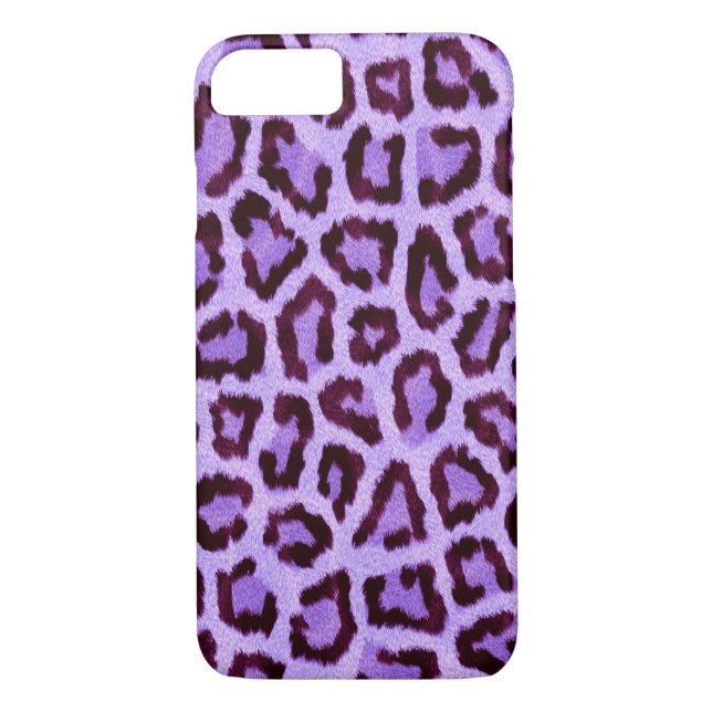 Purple Leopard Case-Mate iPhone Case (Back)