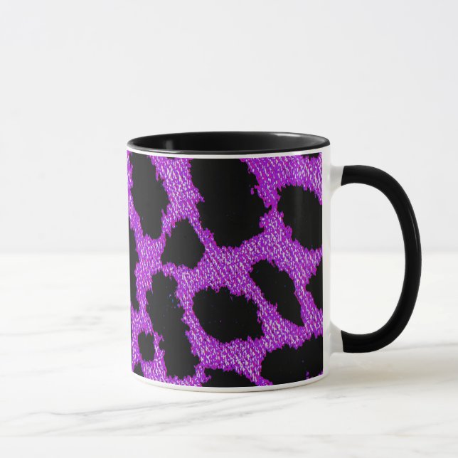 Purple Leopard Mug (Right)