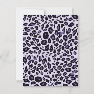 Purple leopard print