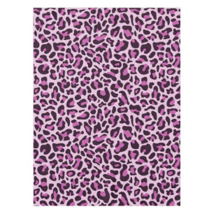 Purple Leopard Print Tablecloth