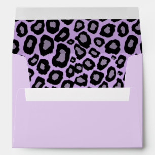 Purple Leopard Spots Envelope