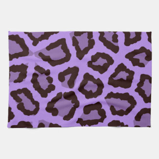 Purple Leopard Tea Towel