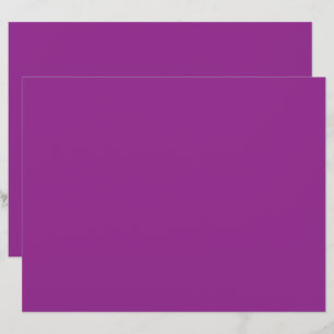 Purple Letterhead   Elegant Business Branding