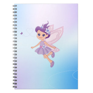 "Purple & Light Blue Notebook" Notebook