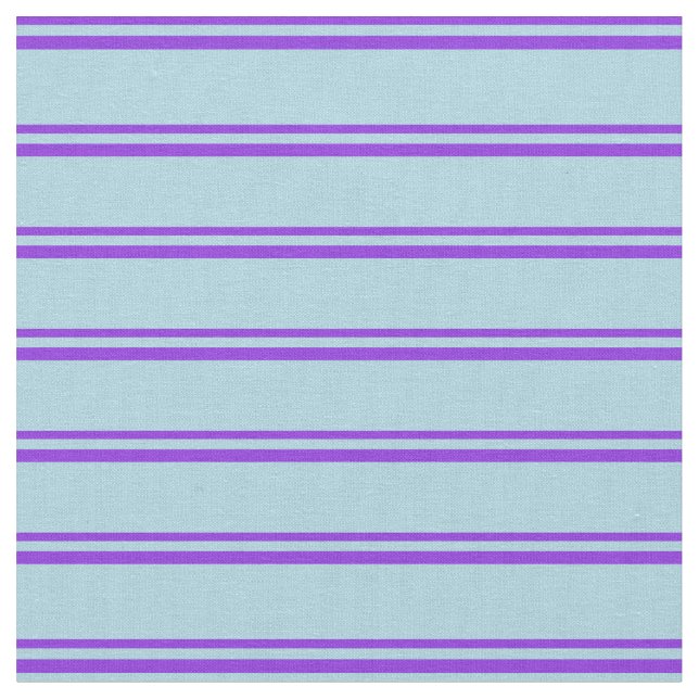 Purple & Light Blue Stripes/Lines Pattern Fabric (Close Up)