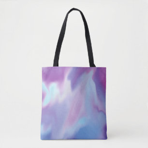 PURPLE & LIGHT BLUE TOTE BAG. BAG