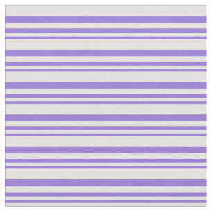 Purple & Light Cyan Lined Pattern Fabric