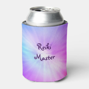 Purple light Reiki Master design Can Cooler