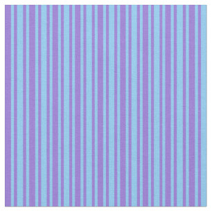 Purple & Light Sky Blue Coloured Pattern Fabric