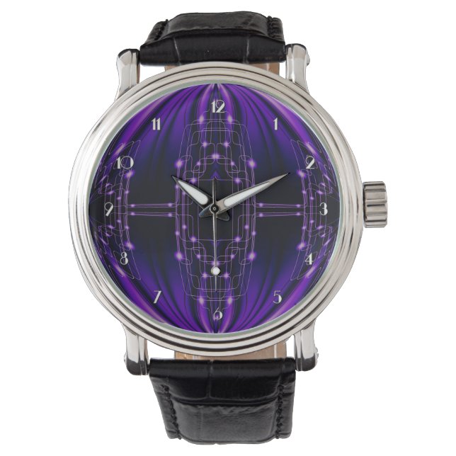 Purple Light Technology Wrist Watch (Front)