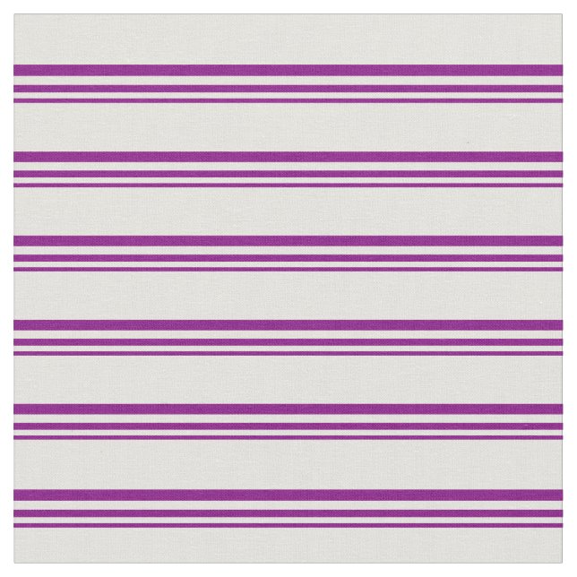Purple & Light Yellow Lined/Striped Pattern Fabric (Close Up)