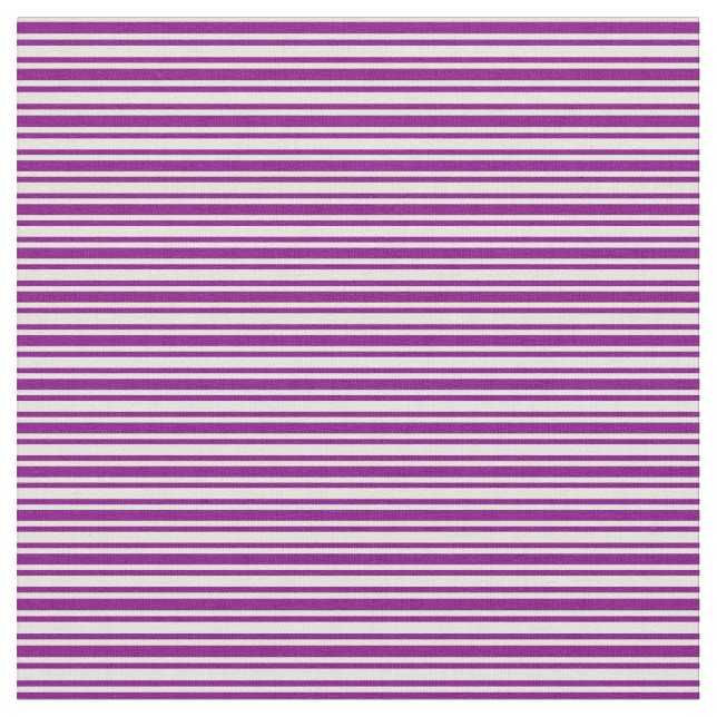Purple & Light Yellow Stripes Pattern Fabric (Close Up)