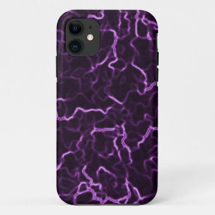 Purple Lightning iPhone 5/5S, Barely There Case