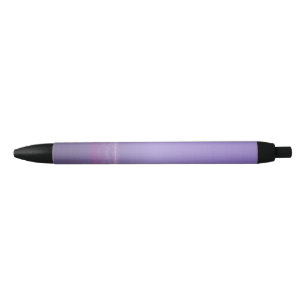 Purple Lights Black Ink Pen