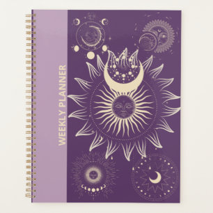 PURPLE/LILAC BOHO DESIGN WEEKLY PLANNER