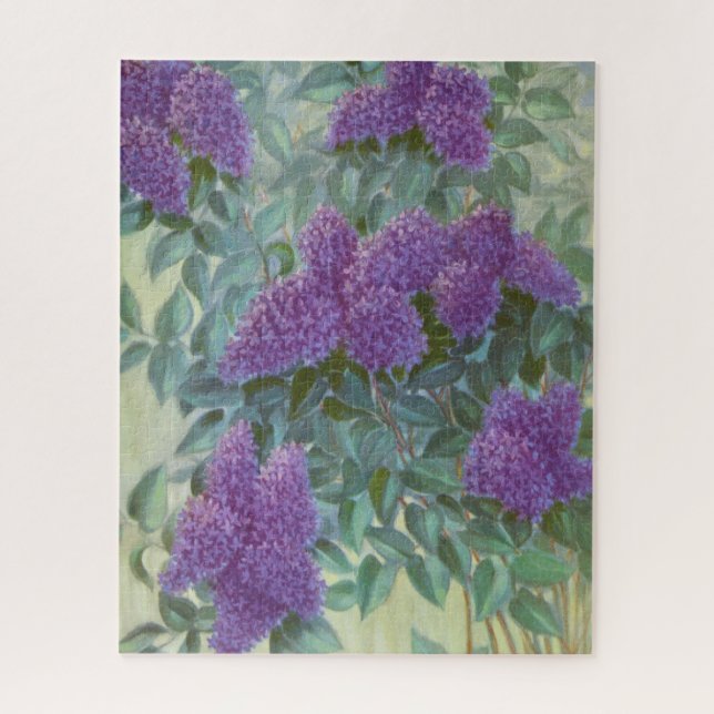 Purple Lilac by Cargill, 1937 Jigsaw Puzzle (Vertical)