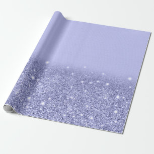 purple lilac color glitter sparkling wrapping paper
