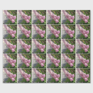 Purple Lilac Flower Botanical Floral Wrapping Pape Paper