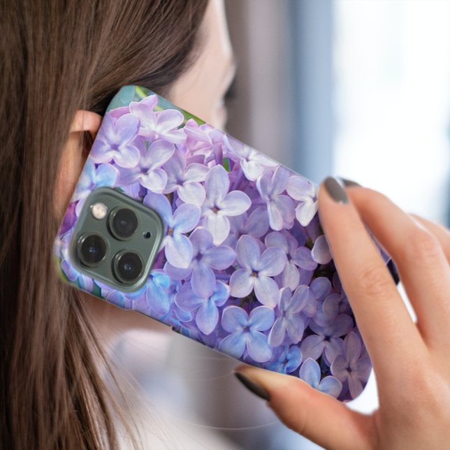 Purple Lilac Flowers Floral Case-Mate iPhone Case (In Situ)