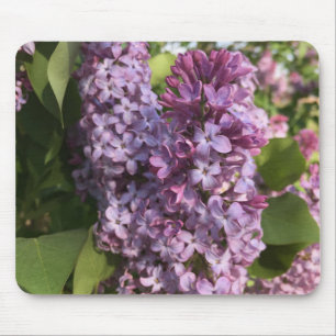 Purple Lilac Mouse Pad
