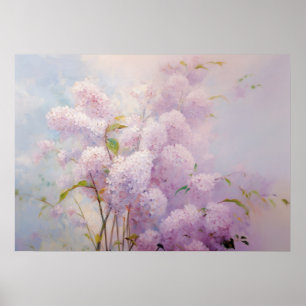 Purple Lilac Poster