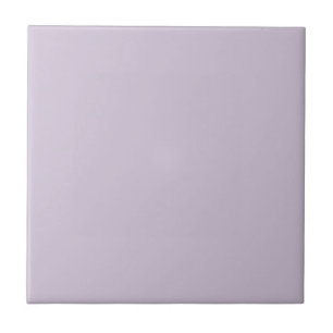 Purple Lilac Solid Colour Elegant Minimalist Tile