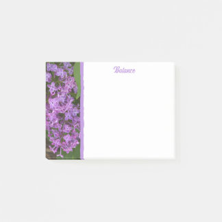 Purple Lilacs Balance Post-It Notes