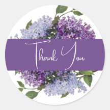 Purple Lilacs Bridal Shower Favour
