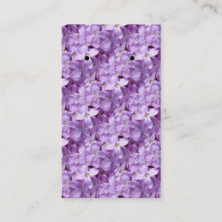 Purple Lilacs Flowers Earring Cards