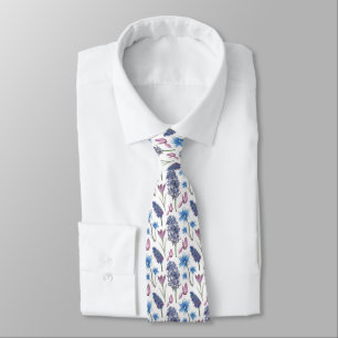 Purple Lilacs Tie