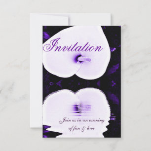 Purple Lily,Invitation of Love_ Invitation