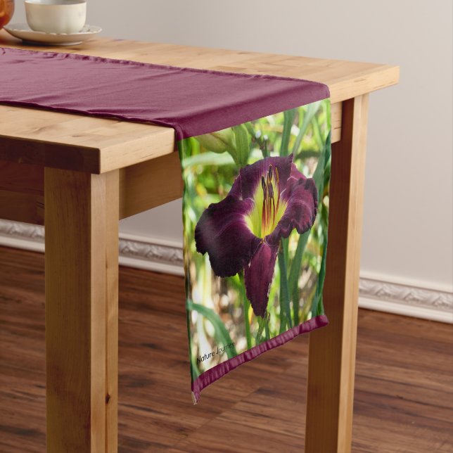 Purple Lily Table Runner (In Situ)