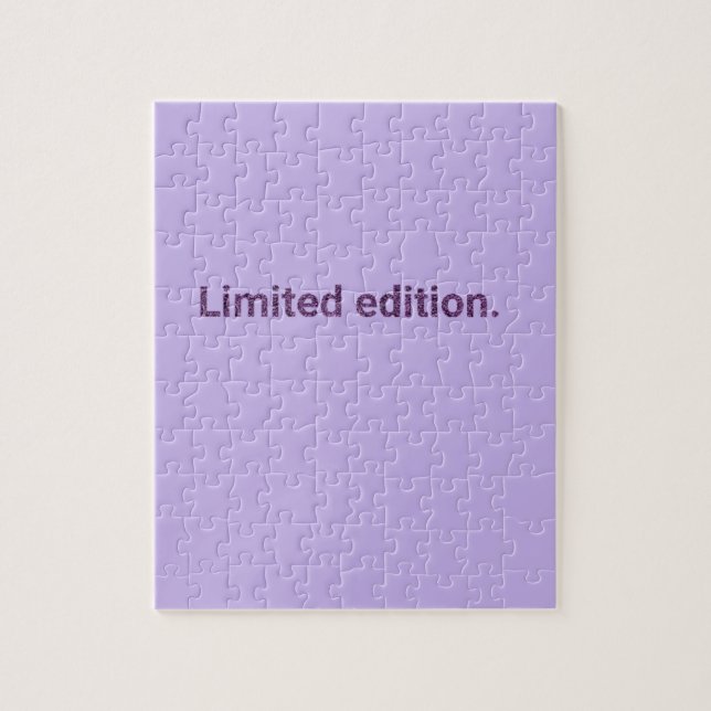 Purple Limited Edition Jigsaw Puzzle (Vertical)