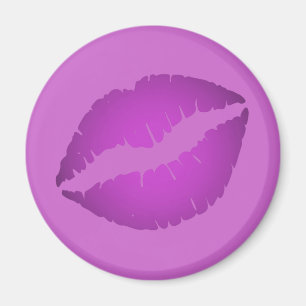 Purple Lipstick Magnet