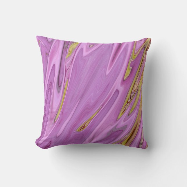 Purple liquid design       cushion (Front)