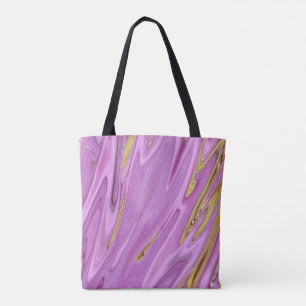 Purple liquid design     tote bag
