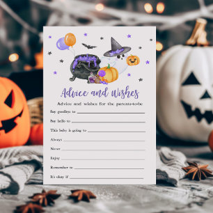 Purple Little Boo Ghost Advice and Wishes Game