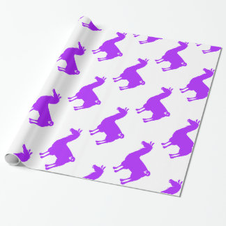Purple Llama Wrapping Paper