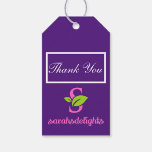 Purple logo  gift tags