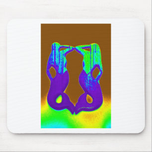 purple lookout mermaids mouse pad