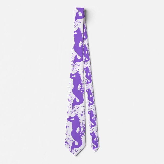 purple lookout mermaids tie (Front)
