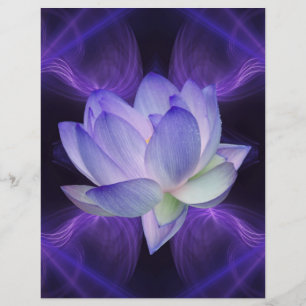 Purple Lotus and sacred geometry