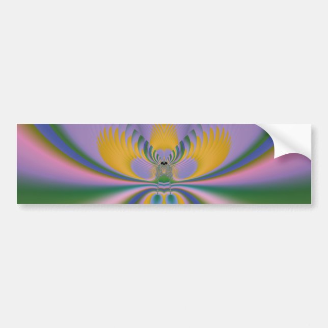 Purple Lotus Bumper Sticker (Front)