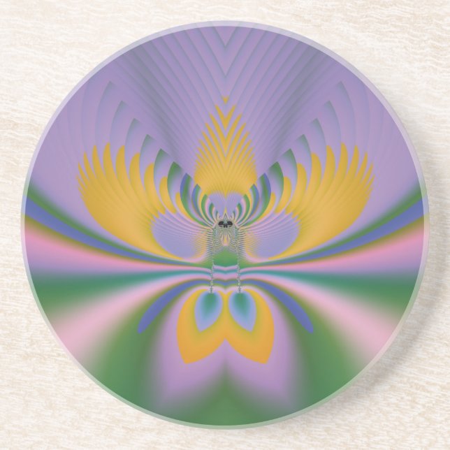 Purple Lotus Coaster (Front)