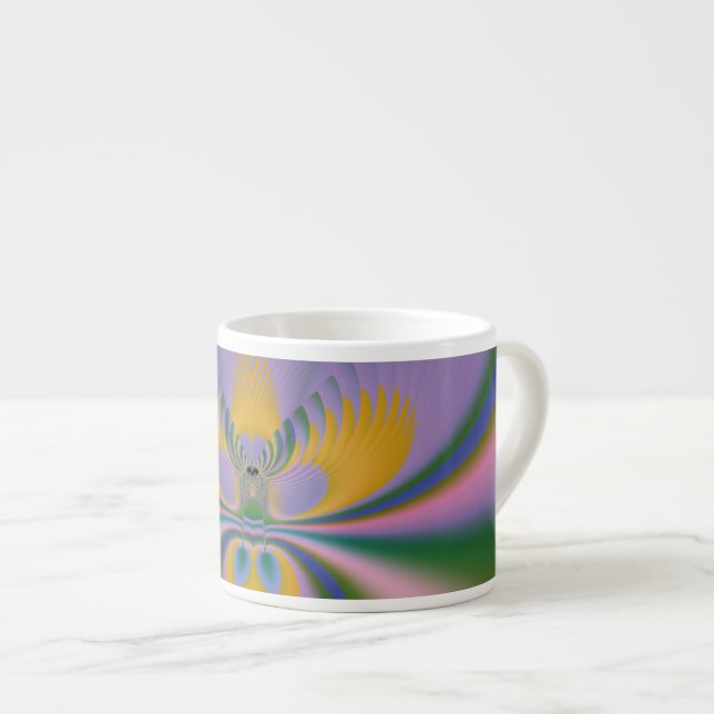 Purple Lotus Espresso Cup (Front Right)